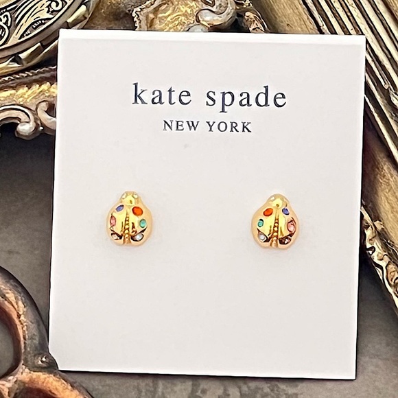 KATE SPADE • Ladybug Nature Walk Stud Earrings - Picture 6 of 6